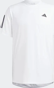 adidas Club 3-Stripes Laufshirt kurzarm weiß (Herren)