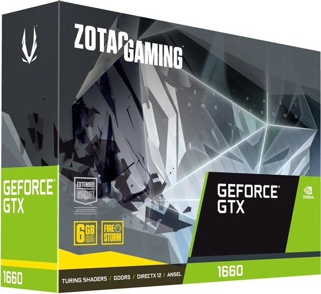 Zotac Gaming GeForce GTX 1660 Twin Fan, 6GB GDDR5, HDMI, 3x DP