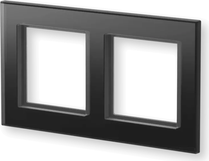 eQ-3 Homematic HmIP-GF2-A Glasrahmen 2-fach, schwarz