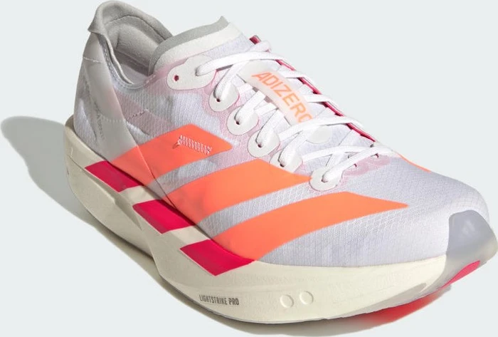 adidas Adizero Takumi Sen 10 cloud white/beam orange/lucid red (Damen)
