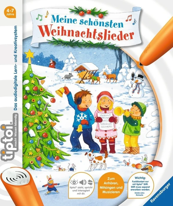 Ravensburger tiptoi Buch: Meine schönsten Weihnachtslieder