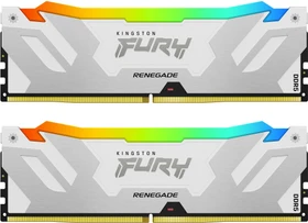 Kingston FURY Renegade RGB weiß/silber CUDIMM 48GB Kit, DDR5-8400, CL40-52-52, 1RX8