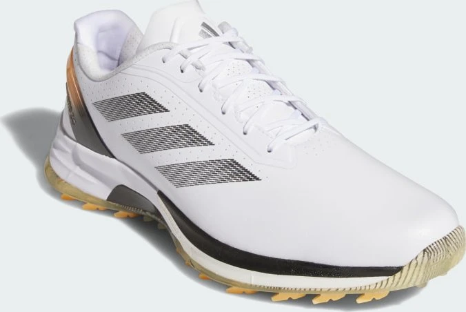 adidas Adizero ZG Spikeless Golf cloud white/core black/ice tangerine (Herren)
