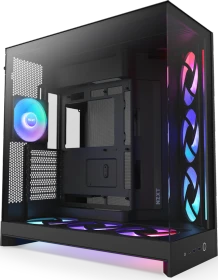 NZXT H9 Flow RGB+ [2025] Black, schwarz, Glasfenster (CM-H92FB-P1)