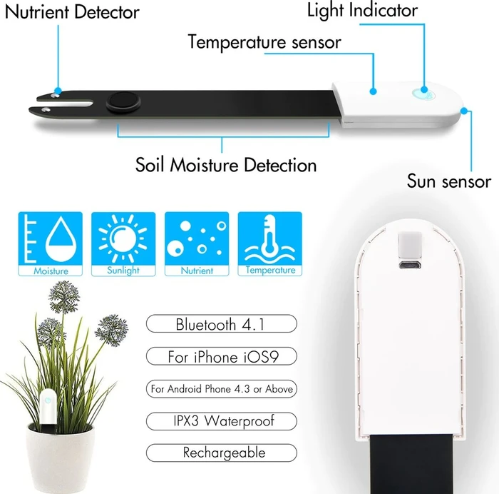 Xiaomi HHCC Mi Flower Care Max Sensor, Feuchtesensor (verschiedene Markenbezeichnungen)