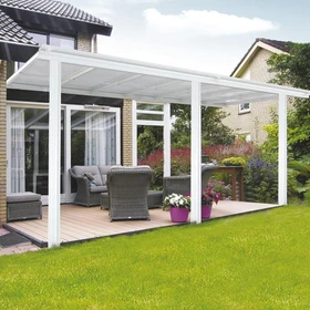 Home Deluxe Solis Terrassenüberdachung 503x303cm weiß