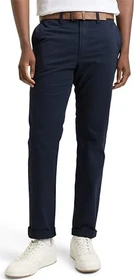 Tom Tailor Chino mit Gürtel Hose sky captain blue (Herren)