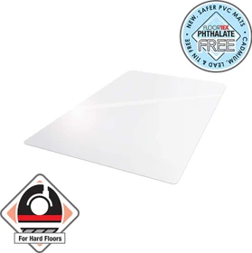 Floortex Cleartex Advantagemat Bodenschutzmatte für Hartböden, transparent, Vinyl