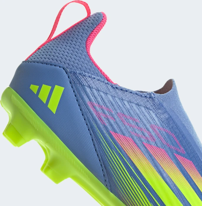 adidas F50 League Laceless FG/MG blue fusion/lucid lemon/lucid pink (Junior)
