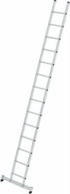 Günzburger Steigtechnik Anlegeleiter mit Nivello-Traverse, 14 Stufen
