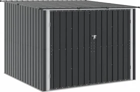 vidaXL Fahrradgarage Gartenschrank anthrazit
