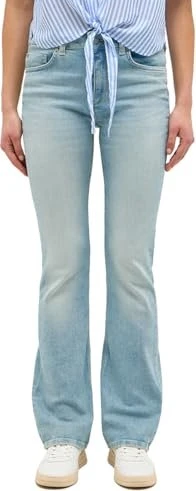 Mustang Shelby Slim Bootcut mit Waschung Jeans blau (Damen)