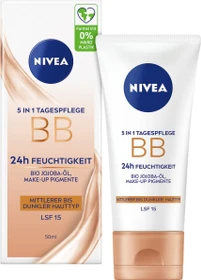 Nivea 5in1 BB getönte Tagescreme für mittlere bis dunklere Hauttypen LSF15, 50ml