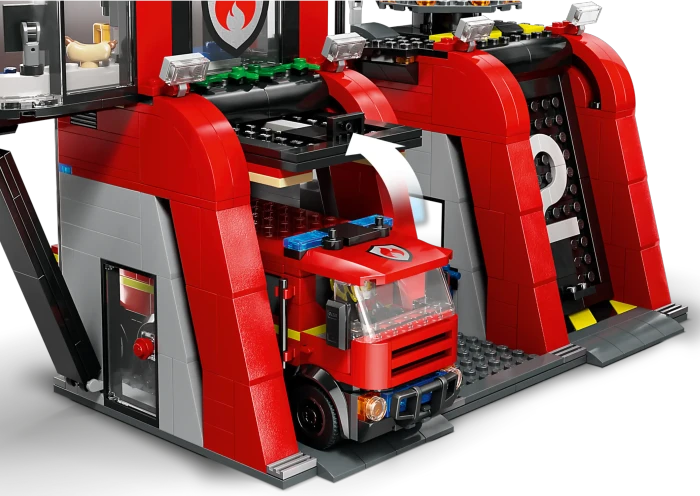 LEGO City - Feuerwehrstation mit Drehleiterfahrzeug
