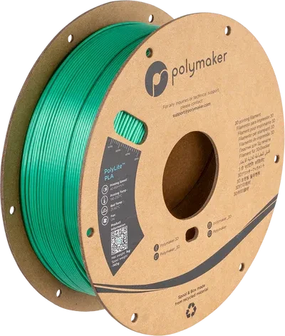 Polymaker Panchroma Silk PLA, grün, Spule, 1.75mm, 1.00kg