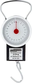 Mannesmann Federwaage, Hängewaage, 22kg