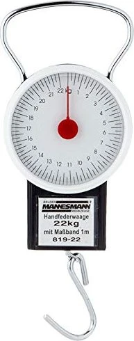 Mannesmann Federwaage, Hängewaage, 22kg