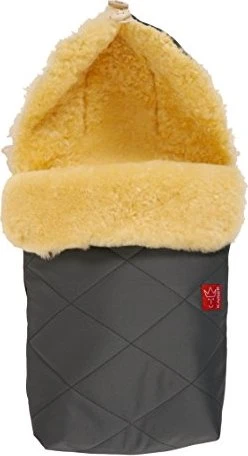 Kaiser Natura Lammfellfußsack anthracite