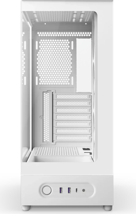 NZXT S5 RGB Deluxe White, Glasfenster