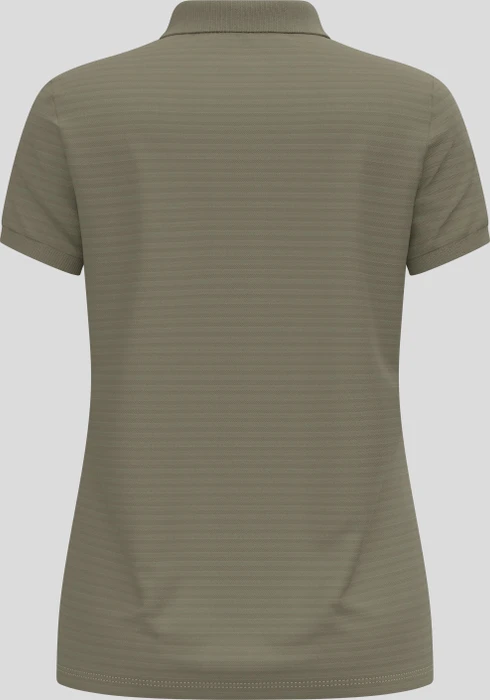 Odlo Ascent Natural Poloshirt kurzarm vetiver (Damen)