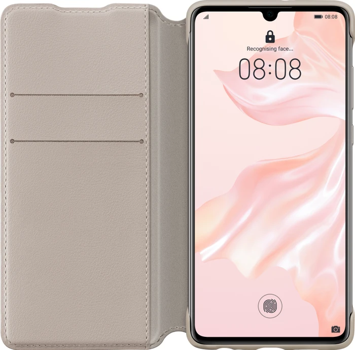 Huawei Wallet Cover für P30 khaki