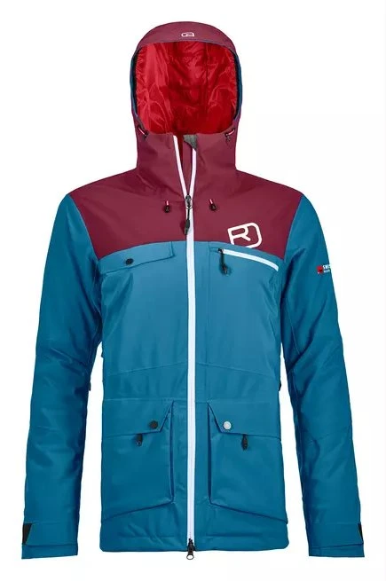 Ortovox 2L Swisswool Andermatt Funktionsjacke blue sea (Damen)