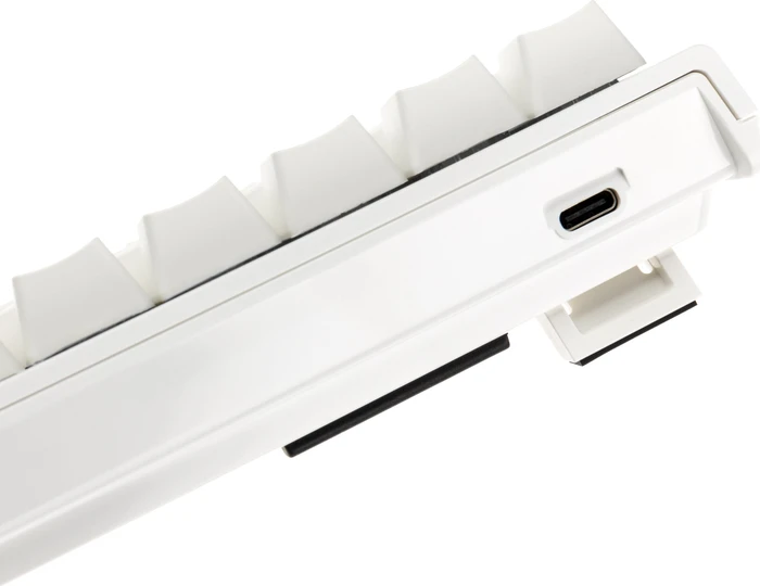 Ducky One 2 Pro Mini, PBT, weiß, LEDs RGB, MX RGB BLACK, USB, DE