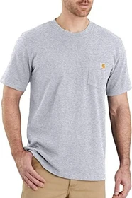 Carhartt K87 Pocket T-Shirt kurzarm heather grey (Herren)