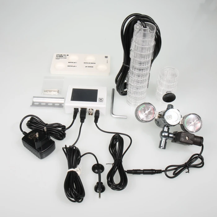 JBL PRO FLORA CO2 Professional Set V, Präzisions-Druckminderer mit Controller für Einweg und Mehrweg CO2 Druckflaschen