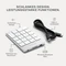 Satechi Aluminum Slim Wireless Keypad (USB-C), Silver, Bluetooth Vorschaubild