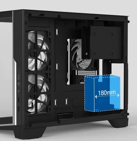Zalman D30 Black, Glasfenster