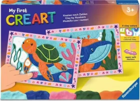 Ravensburger Kneten nach Zahlen My First CreArt Wal und Schildkröte