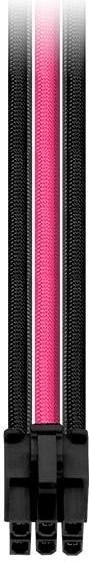 Thermaltake TtMod Sleeve Cable Verlängerung 30cm, schwarz/pink
