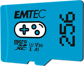 Emtec GAMING R100/W50 256GB, UHS-I U3, A1, Class 10