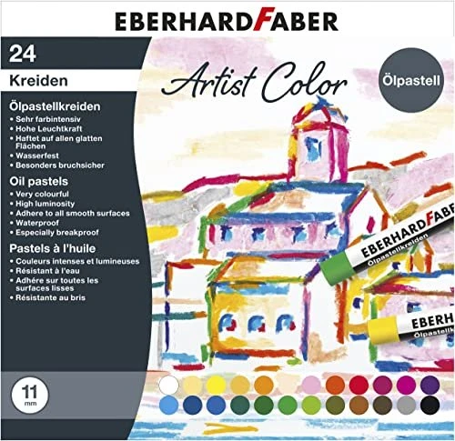 Eberhard Faber Artist Color Ölpastellkreide, 24 Farben, 24er-Set