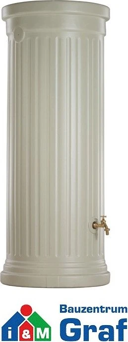 Garantia Säulentank Regenwassertank 2000l sandbeige