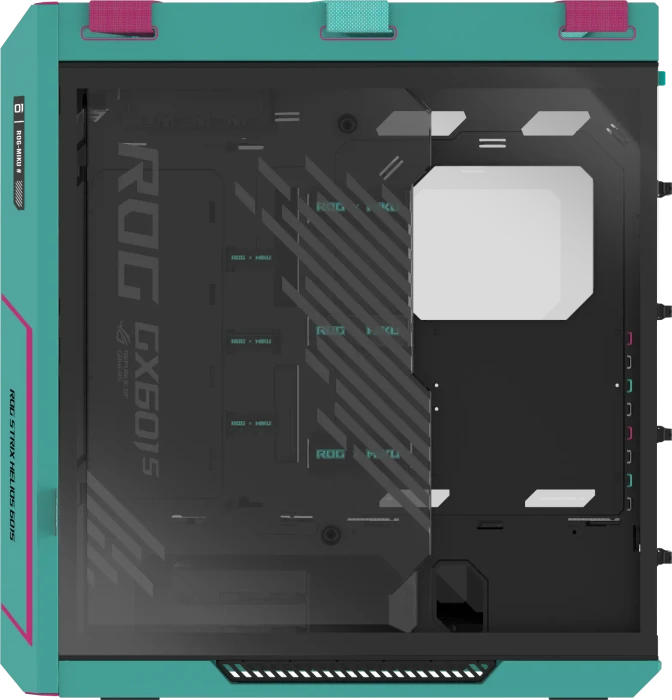ASUS ROG Strix Helios II GX601S Hatsune Miku Edition, Glasfenster