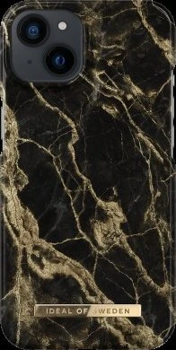 iDeal of Sweden Fashion Case für Apple iPhone 13 Golden Smoke Marble