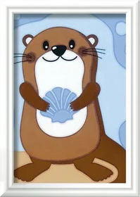 Ravensburger Malen nach Zahlen Fröhlicher Otter