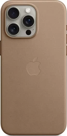 Apple Feingewebe Case mit MagSafe für iPhone 15 Pro Max taupe