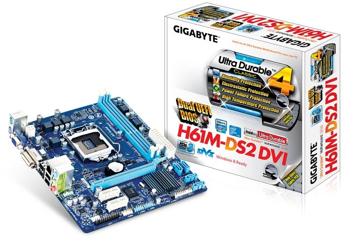GIGABYTE GA-H61M-DS2 DVI (Intel 1155)