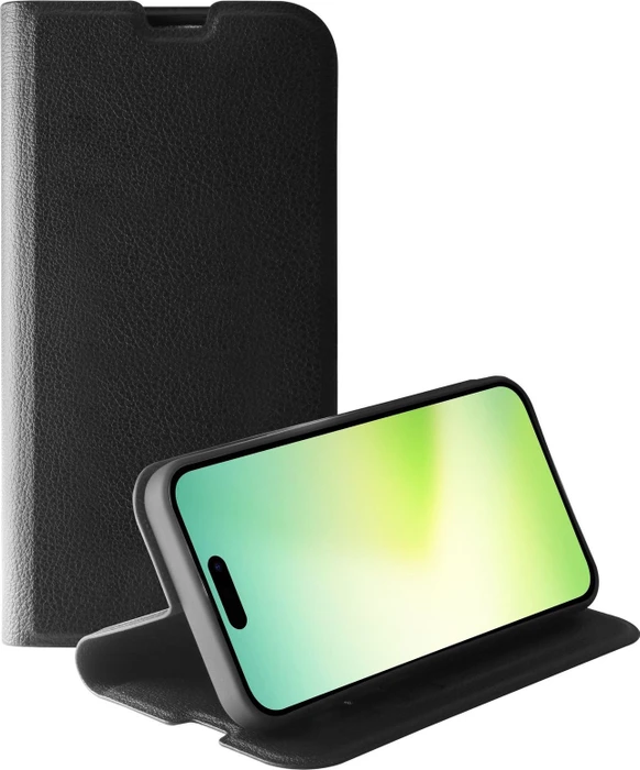 Vivanco Premium Wallet für Apple iPhone 15 Plus schwarz