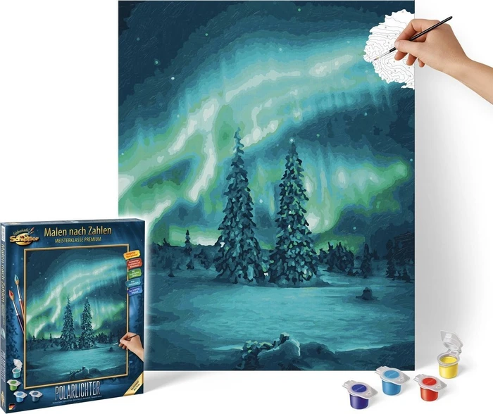 Schipper Arts & Crafts Malen nach Zahlen Polarlichter