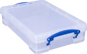 Really Useful Box Aufbewahrungsbox, 33l, transparent