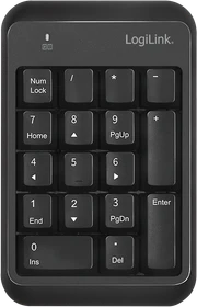 LogiLink Wireless Keypad, schwarz, Bluetooth