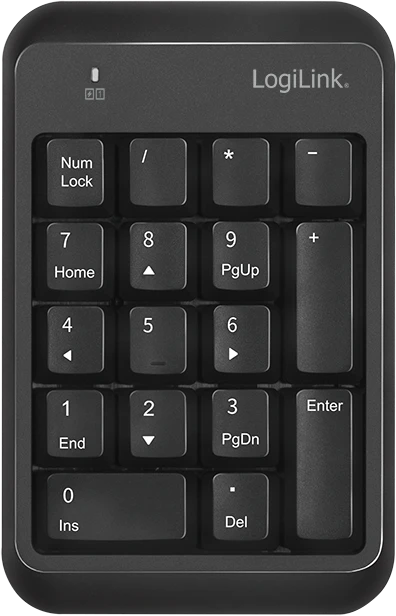 LogiLink Wireless Keypad, schwarz, Bluetooth (ID0201)