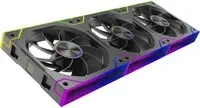 Xilence Gaming Series XF073 ARGB, Reverse, schwarz, 120mm, 3er-Pack