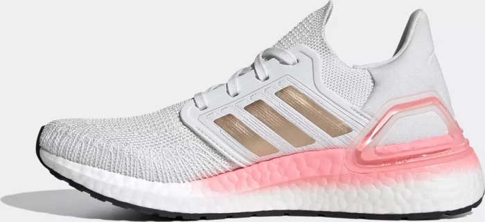 adidas Ultraboost 20 crystal white/copper metallic/light flash red (Damen)