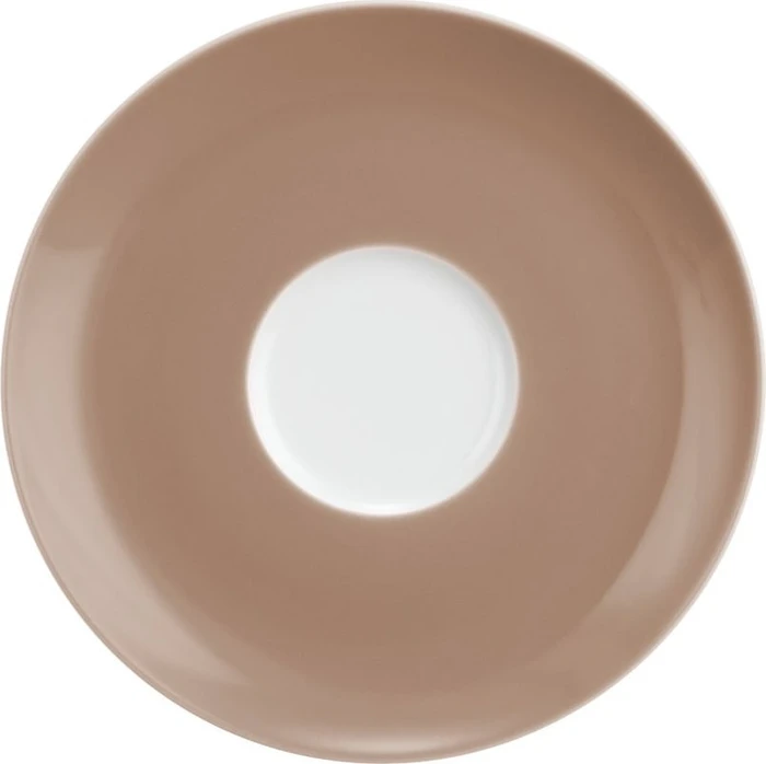 Seltmann Weiden Liberty pure colors Kombi-Untertasse groß 16, 16.1cm cocoa brown