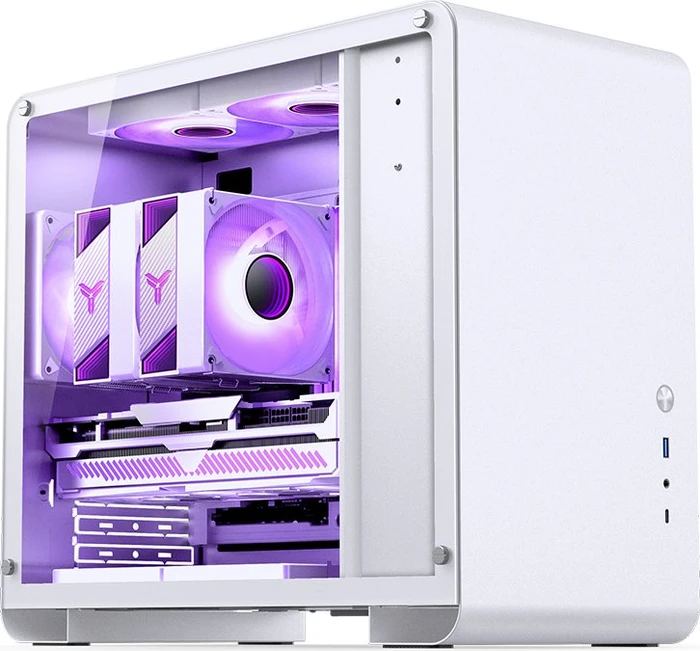 Jonsbo U4 Mini White, weiß, Glasfenster